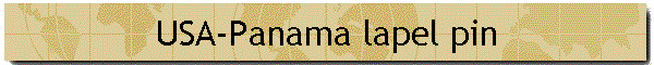 USA-Panama lapel pin