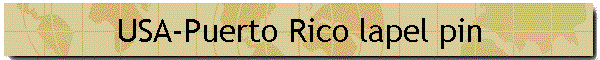 USA-Puerto Rico lapel pin